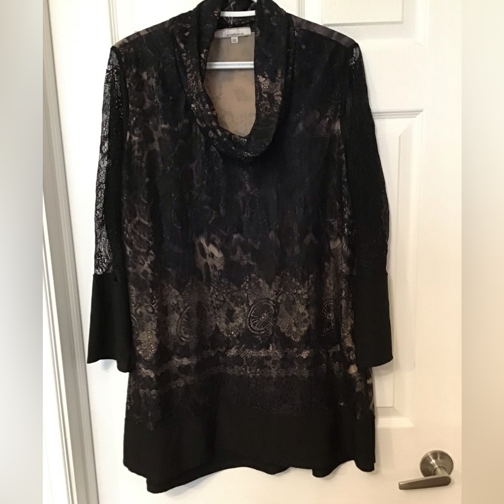 Plus Size Variations Dressy Top